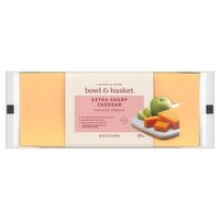 Bowl & Basket Extra Sharp Cheddar Natural Cheese, 32 oz