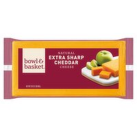 Bowl & Basket Natural Extra Sharp Cheddar Cheese, 32 oz