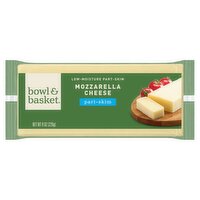Bowl & Basket Low-Moisture Part-Skim Mozzarella Cheese, 8 oz