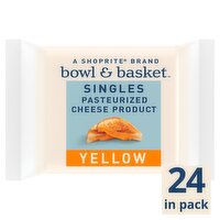 Bowl & Basket Singles Yellow Cheese, 2/3 oz, 24 count