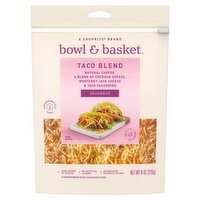 Bowl & Basket Shredded Taco Blend, 8 oz