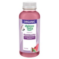 Wholesome Pantry Organic Coconut Watermelon Elderberry Probiotic Kombucha, 16 fl oz