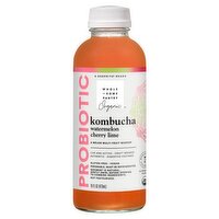 Wholesome Pantry Organic Probiotic Watermelon Cherry Lime Kombucha, 16 fl oz, 16 Fluid ounce