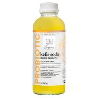 Wholesome Pantry Organic Probiotic Ginger Turmeric Kefir Soda, 16 fl oz