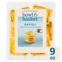 Bowl & Basket Chicken & Mozzarella Ravioli Pasta, 9 oz