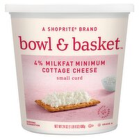 Bowl & Basket Small Curd 4% Milkfat Minimum Cottage Cheese, 24 oz