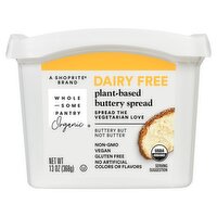 Wholesome Pantry Organic Dairy Free Plant-Based Buttery Spread, 13 oz, 13 Ounce