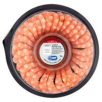 Wholesome Pantry Cooked Shrimp Ring with Cocktail Sauce, 26 - 31 shrimp per tray, 26 oz