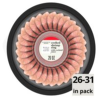 Wholesome Pantry Cooked Shrimp Ring with Cocktail Sauce, 26 - 31 shrimp per tray, 26 oz, 26 Ounce