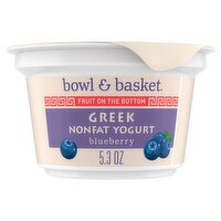 Bowl & Basket Fruit on the Bottom Blueberry Greek Nonfat Yogurt, 5.3 oz