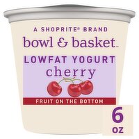 Bowl & Basket Fruit on the Bottom Cherry Lowfat Yogurt KFP, 6 oz