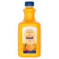 Bowl & Basket No Pulp 100% Orange Juice with Calcium + Vitamin D, 52 fl oz