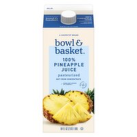 Bowl & Basket 100% Pineapple Juice, 64 fl oz, 64 Fluid ounce