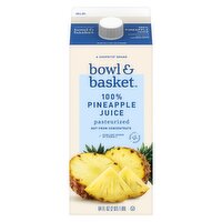 Bowl & Basket 100% Pineapple Juice, 64 fl oz, 64 Fluid ounce