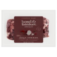 Bowl & Basket Specialty Cranberry Cinnamon Goat Cheese, 4 oz, 4 Ounce