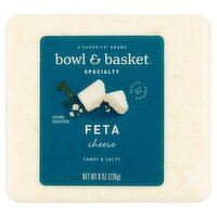 Bowl & Basket Specialty Tangy & Salty Feta Cheese, 8 oz, 8 Ounce