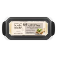 Bowl & Basket Cracker Cuts Pepper Jack Cheese, 30 count, 10 oz, 10 Ounce