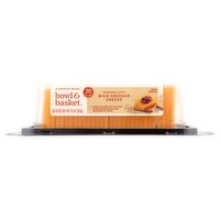 Bowl & Basket Cracker Cuts Mild Cheddar Cheese, 30 count, 10 oz