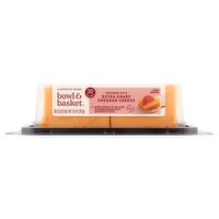 Bowl & Basket Cracker Cuts Extra Sharp Cheddar Cheese, 30 count, 10 oz