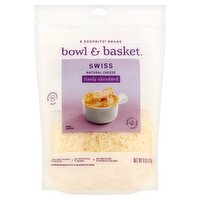 Bowl & Basket Finely Shredded Swiss Natural Cheese, 6 oz