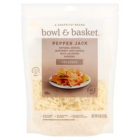 Bowl & Basket Shredded Pepper Jack Cheese, 8 oz, 8 Ounce