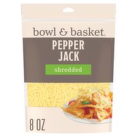 Bowl & Basket Shredded Pepper Jack Cheese, 8 oz