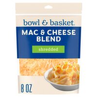 Bowl & Basket Shredded Mac & Cheese Blend, 8 oz
