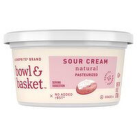 Bowl & Basket Natural Sour Cream, 8 oz