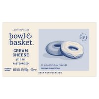 Bowl & Basket Kosher For Passover Plain Cream Cheese, 8 oz