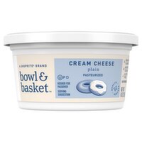 Bowl & Basket Plain Cream Cheese Kosher for Passover, 8 oz