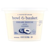 Bowl & Basket Plain Cream Cheese, 12 oz