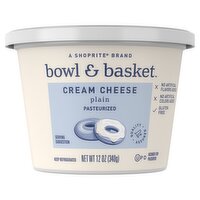 Bowl & Basket Plain Cream Cheese Kosher for Passover, 12 oz