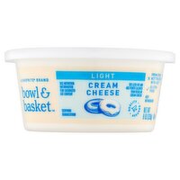 Bowl & Basket Light Cream Cheese, 8 oz, 8 Ounce