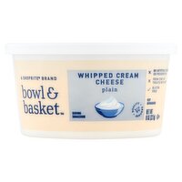 Bowl & Basket Plain Whipped Cream Cheese, 8 oz, 8 Ounce