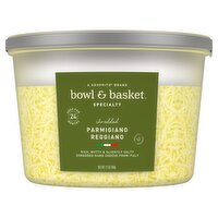 Bowl & Basket Specialty Shredded Parmigiano Reggiano Cheese, 12 oz