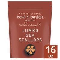 Bowl & Basket Specialty Wild Caught Jumbo Scallops, 16 oz