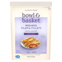 Bowl & Basket Breaded Tilapia Whole Fillets, 32 oz