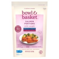 Bowl & Basket Boneless & Skinless Salmon Portions, 16 oz, 1 Pound