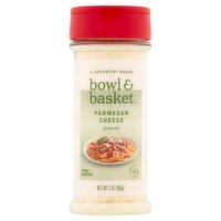 Bowl & Basket Grated Parmesan Cheese, 3 oz