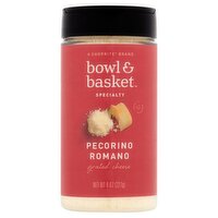 Bowl & Basket Specialty Pecorino Romano Grated Cheese, 8 oz