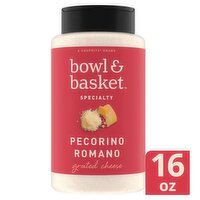 Bowl & Basket Specialty Pecorino Romano Grated Cheese, 16 oz