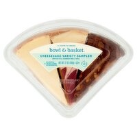 Bowl & Basket Variety Sampler Cheesecake, 12 oz