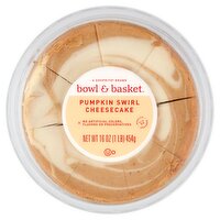 Bowl & Basket Pumpkin Swirl Cheesecake, 16 oz