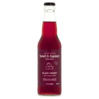 Bowl & Basket Specialty Black Cherry Cane Sugar Soda, 12 fl oz