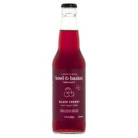 Bowl & Basket Speciality Black Cherry Cane Sugar Soda, 12 fl oz