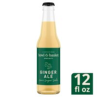 Bowl & Basket Specialty Ginger Ale Cane Sugar Soda, 12 fl oz, 12 Fluid ounce