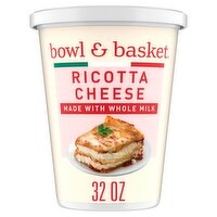 Bowl & Basket Ricotta Cheese, 32 oz