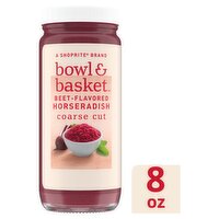 Bowl & Basket Coarse Cut Beet-Flavored Horseradish, 8 oz