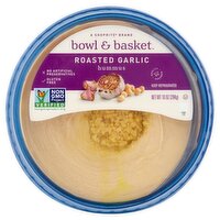 Bowl & Basket Roasted Garlic Hummus, 10 oz, 10 Ounce