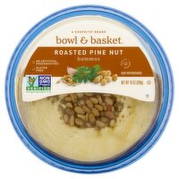 Bowl & Basket Roasted Pine Nut Hummus, 10 oz, 10 Ounce